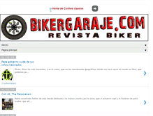 Tablet Screenshot of bikergaraje.com